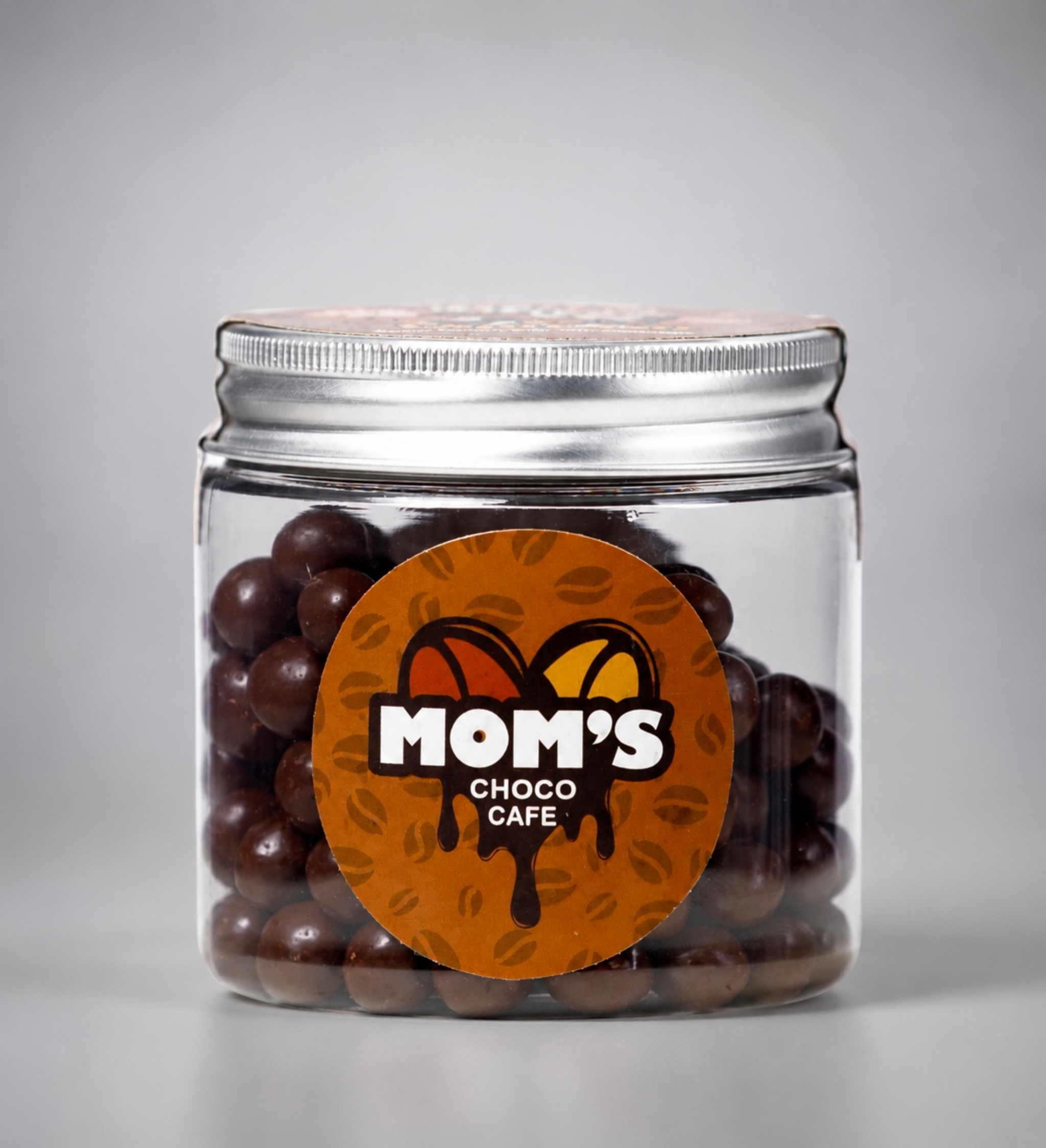 Mom's Choco Cafe Espresso - Bundle 3 Glass Jars Milk Chocolate (125g)