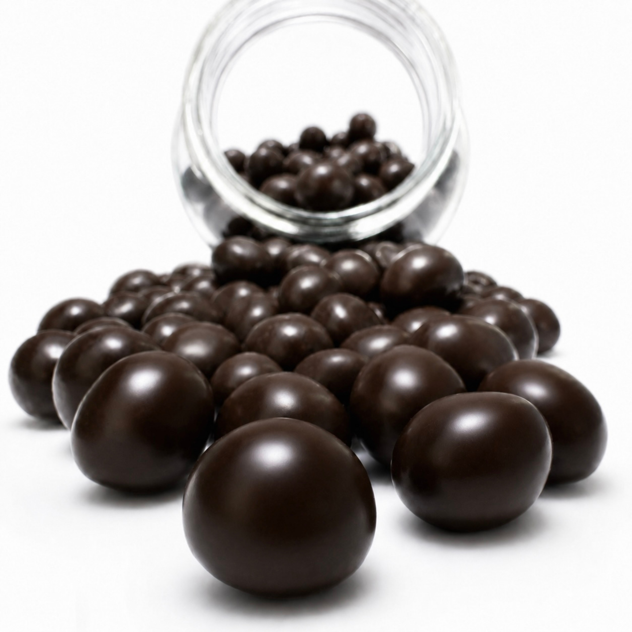 Mom's Espresso Beans Coated with Dark Chocolate - 4 glass Jars