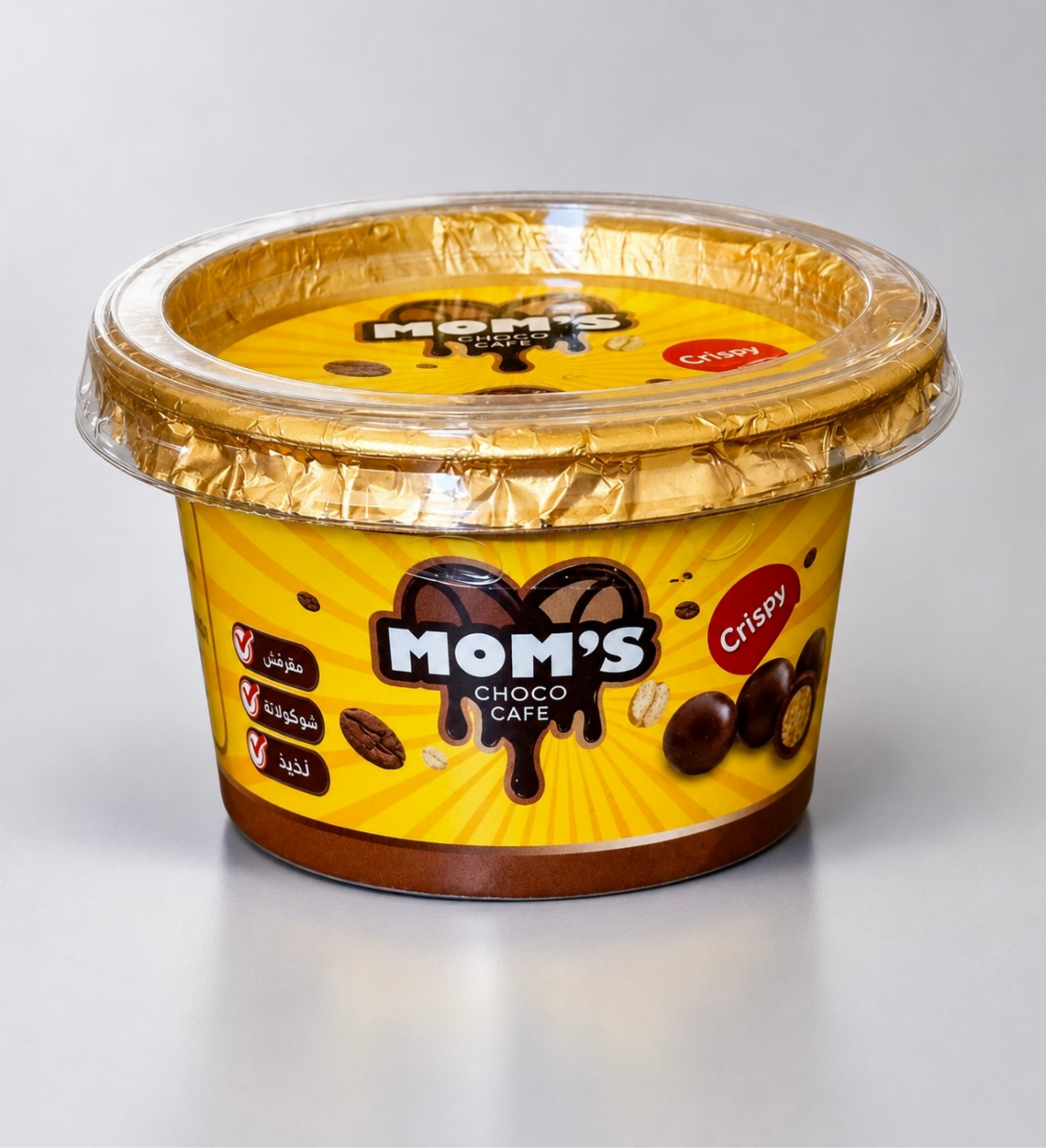 Mom's Choco Cafe Crispy - Bundle 6 Cups (15g)