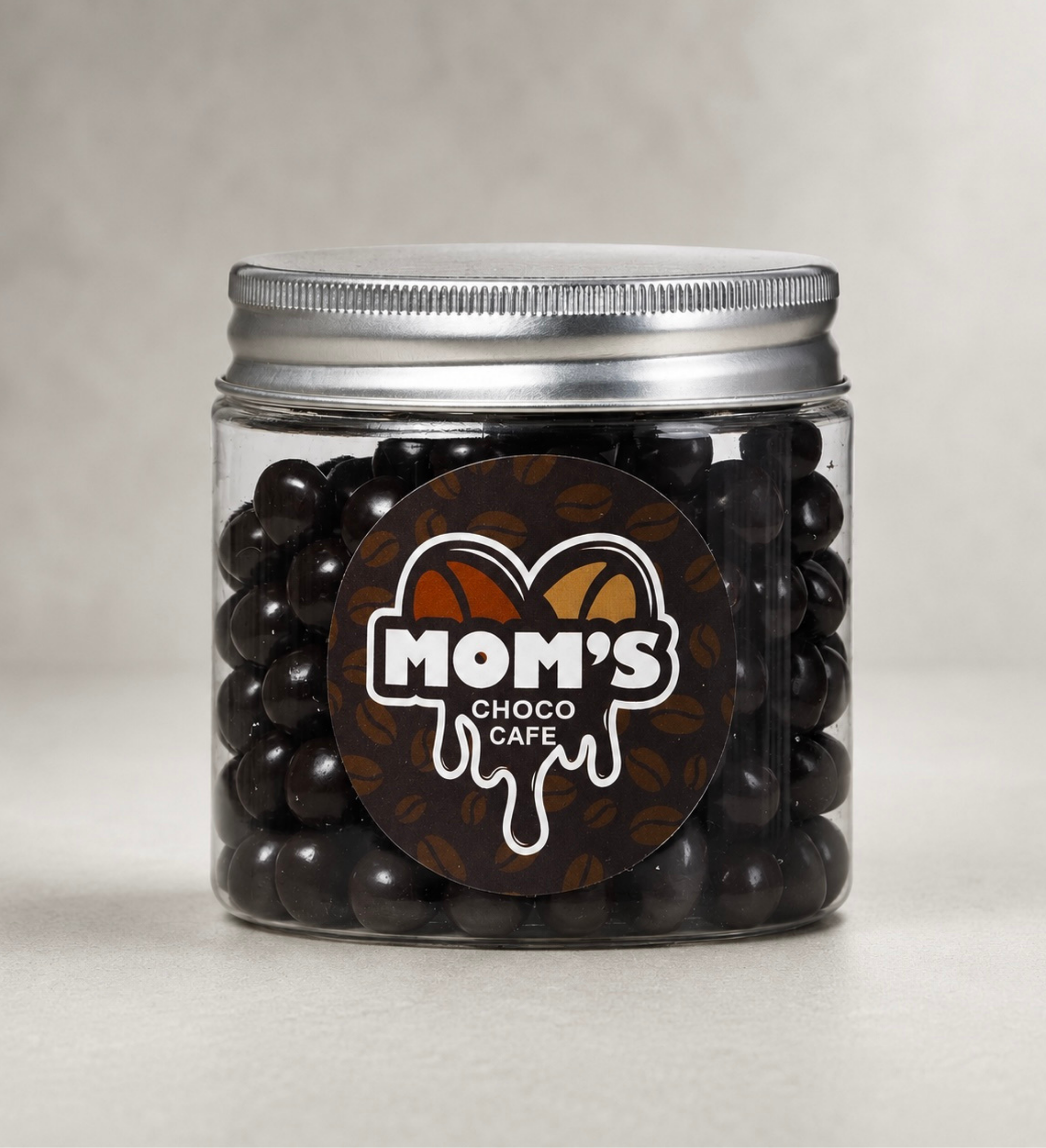 Mom's Choco Cafe Espresso - Bundle 3 Glass Jars Dark Chocolate (125g)