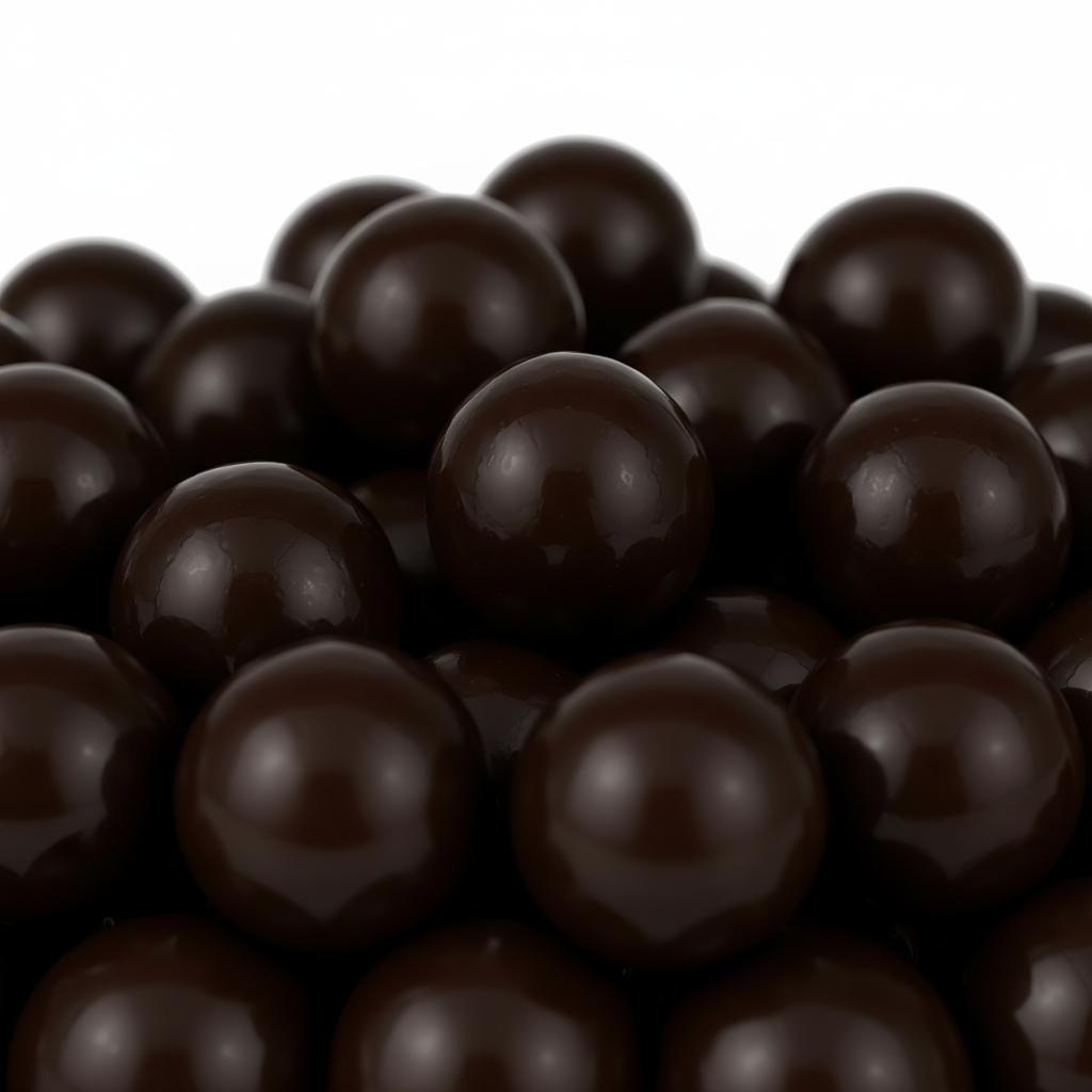Close-up Dark Chocolate Beans