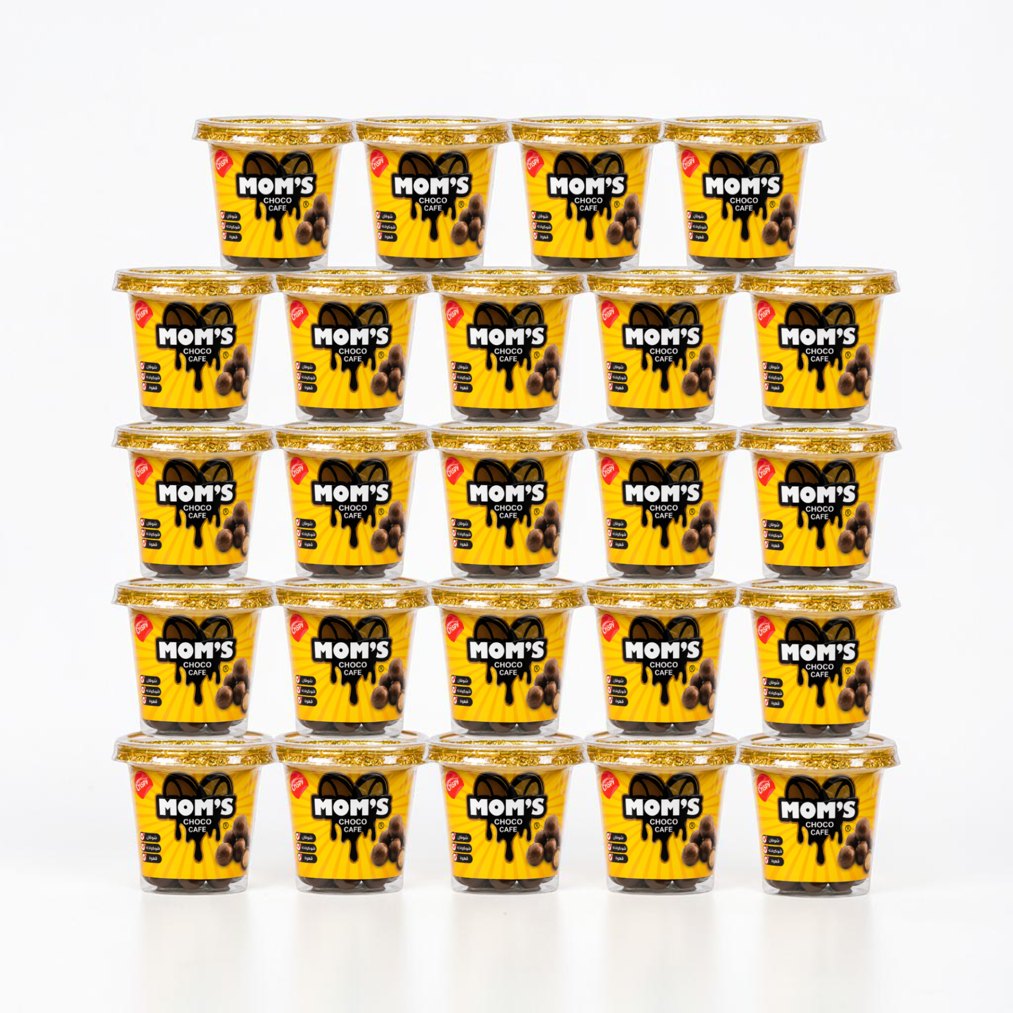 Oatmeal Crisp Coated with Coffee Chocolate - 24 Cups