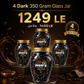 Mom's Choco Cafe Espresso - Bundle 4 Glass Jars Dark Chocolate (350g)