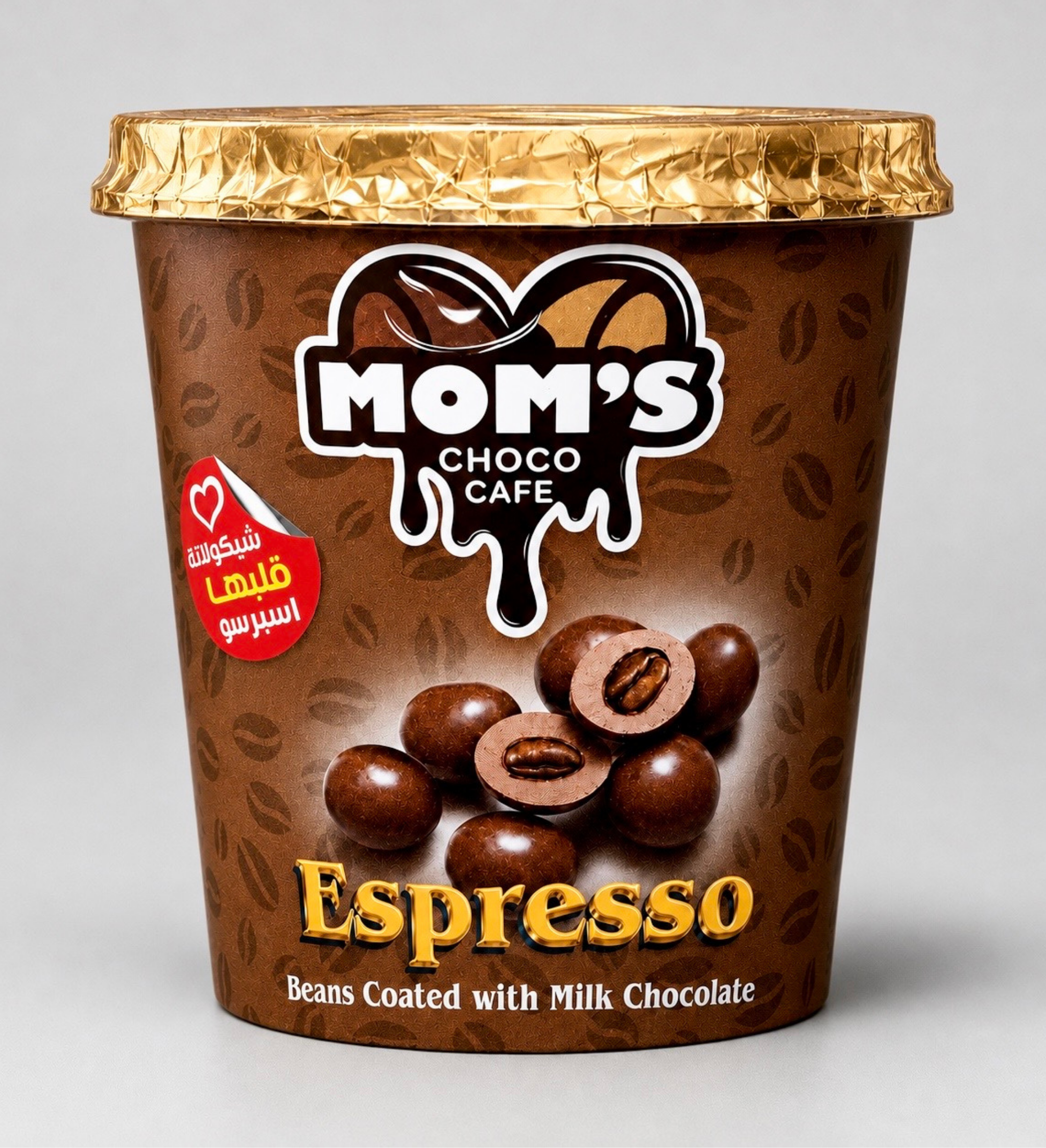 Mom's Choco Cafe Espresso - Bundle 6 Cups Milk Chocolate (35g)